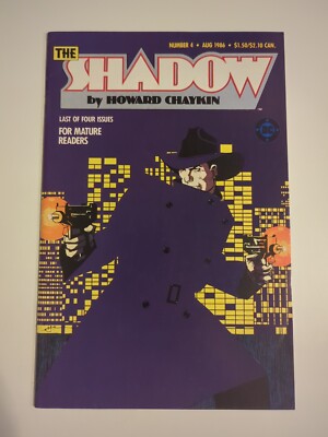 The Shadow #4 Mini Series Howard Chaykin DC Comics 1986 