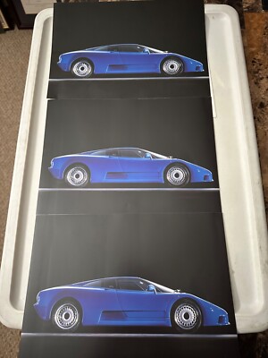 BUGATTI EB110 GT Original Sales Brochure/Leaflet 1992 - LOT OF 3!