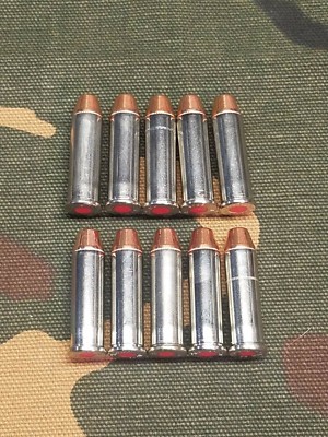 38 SPECIAL SNAP CAPS  SET OF 10, NICKEL+RED, REAL 125gr WEIGHT!!!