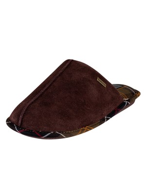 

Мужские тапочки Barbour Foley, коричневые, Коричневый, MSL0013BR52