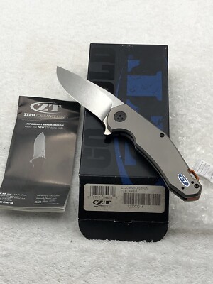 Discontinued Zero Tolerance ZT0220 Anso S35VN TI Flipper New In Box