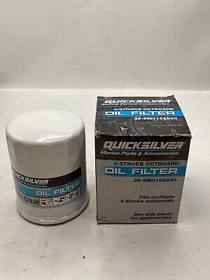 Qty 2 Quicksilver 4 Stroke Outboard Oil Filter 35-8M0162830