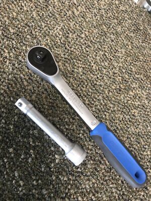 Gedore 1993 U-20 Reversible Ratchet 1/2'' drive And 4  Extension