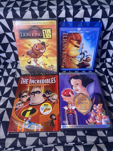 Disney Dvd Lot Of 4: The Lion King 1 1/2 Lion King Snow