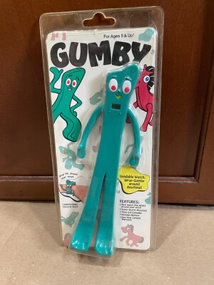 GUMBY Bendable Digital Wristwatch By Innovative Time MOC 1994