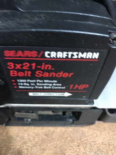 SEARS CRAFTSMAN 315.117151 3 in. BELT SANDER 3 x 21