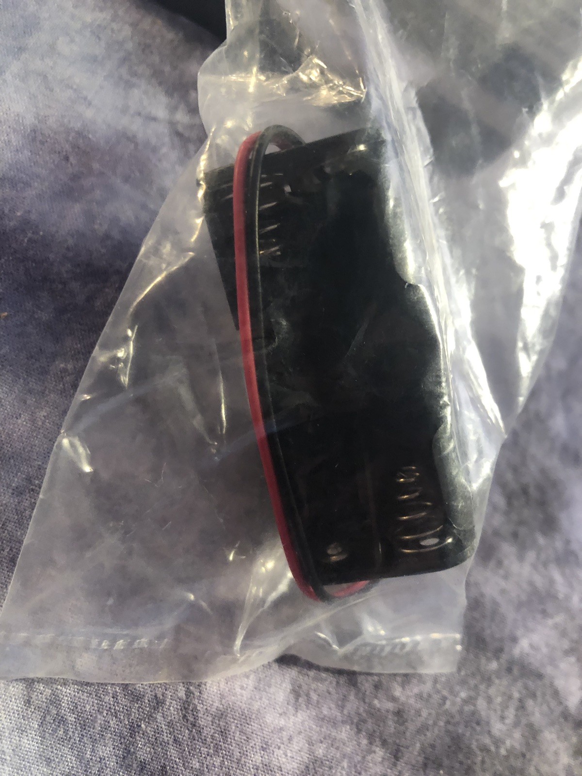 RadioShack 4 AAA Cell Battery Holder with Wire Leads