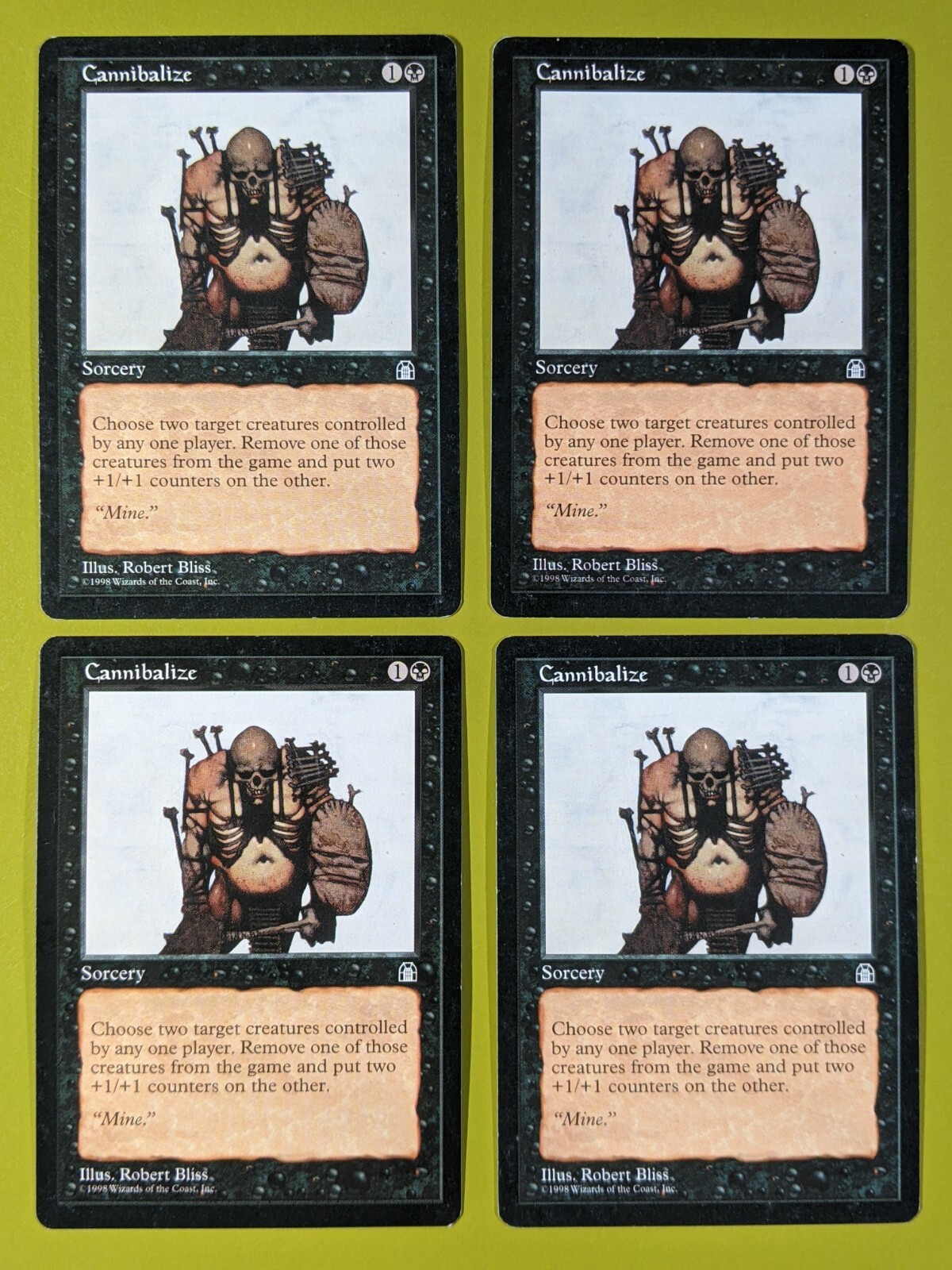 Cannibalize x4 Stronghold 4x Magic the Gathering MTG | eBay