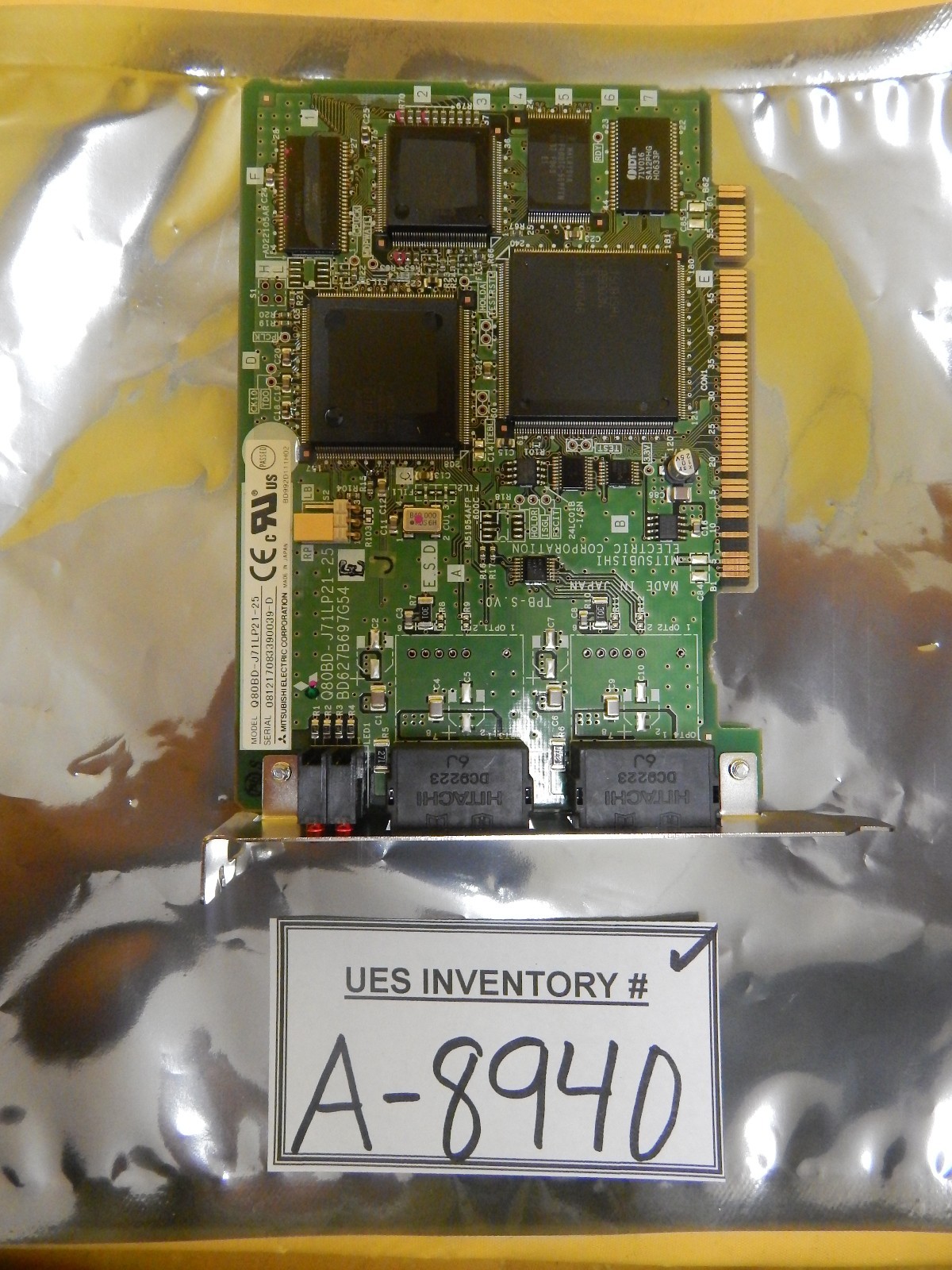 Mitsubishi Q80BD-J71LP21-25 PLC MELSECNET/H Interface PCB Mitsubishi Q80BD-J71LP21-25 PLC MELSECNET/H Interface PCB