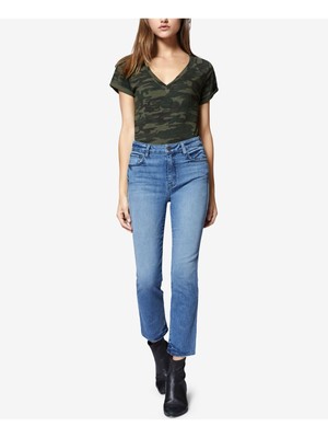 

SANCTUARY Женские синие укороченные джинсы 32 талии, Синий, QP498D48CHS