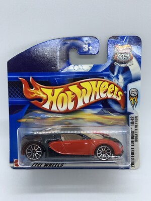 Hot Wheels Bugatti Veyron - 2003 First Editions 18 Of 42 - Short Card VHTF