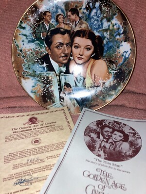 Royal Cornwall, The Golden Age of Cinema ''The Thin Man'' Plate 5, # 9662