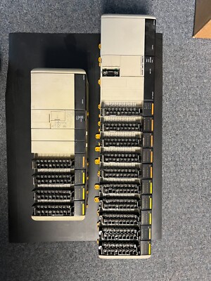 HUGE LOT ! OMRON SYSMAC PLC  CQM1-CPU41-V1 with expansion rack and lots of I/O !