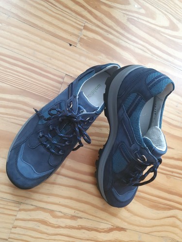 Waldläufer Damenschuhe Halbschuhe Blau Gr 38,5 UK 5,5 