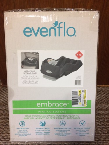 NIB Evenflo Embrace Infant Car Seat Base (Black)