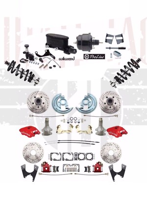 1964-67 GM A-Body 2'' Drop Coil Over Front & Rear Disc Kit, Wilwood Front Caliper