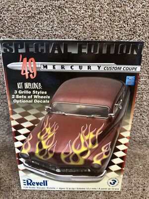 Revell Special Edition '49 Mercury 1/25 Scale Model Car Kit 85-2860 Sealed Parts
