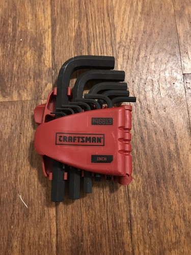Craftsman 11 Piece Allen Wrench Set Standard