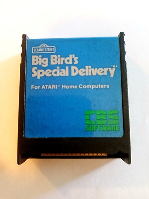 Big Bird's Special Delivery Atari 400/800/XL/XE cartridge only tested working