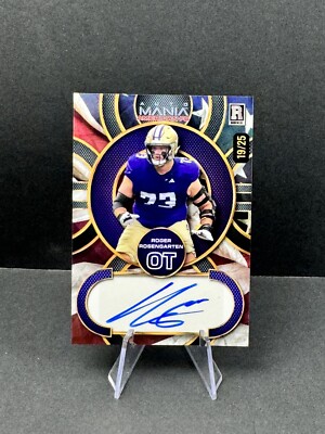 ROGER ROSENGARTEN 2024 Wild Card Auto Mania AUTO # d /25 RC Ravens
