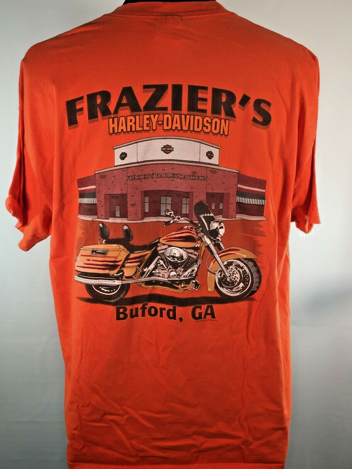 Harley-Davidson Tシャツ Frazier's Buford Harley Davidson Men T Shirt Buford GA Frazier's Short Sleeve