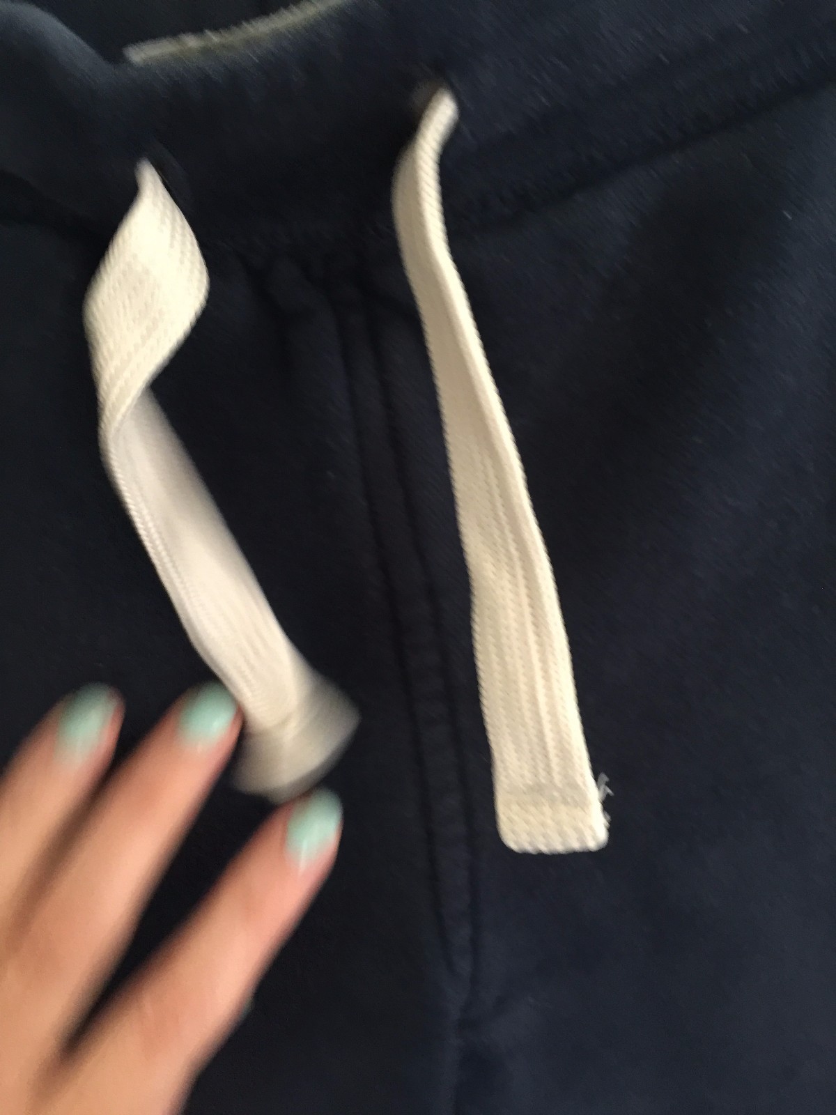 Lands End Kids Size SMALL Boys Pull On Sweat Shorts DRAWSTRING NAVY BLUE CC275SP