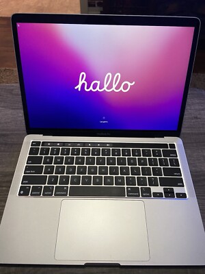 Apple MacBook Pro (2020), M1 Chip, 8gig Ram, 256 SSD hard drive, With Touch Bar 