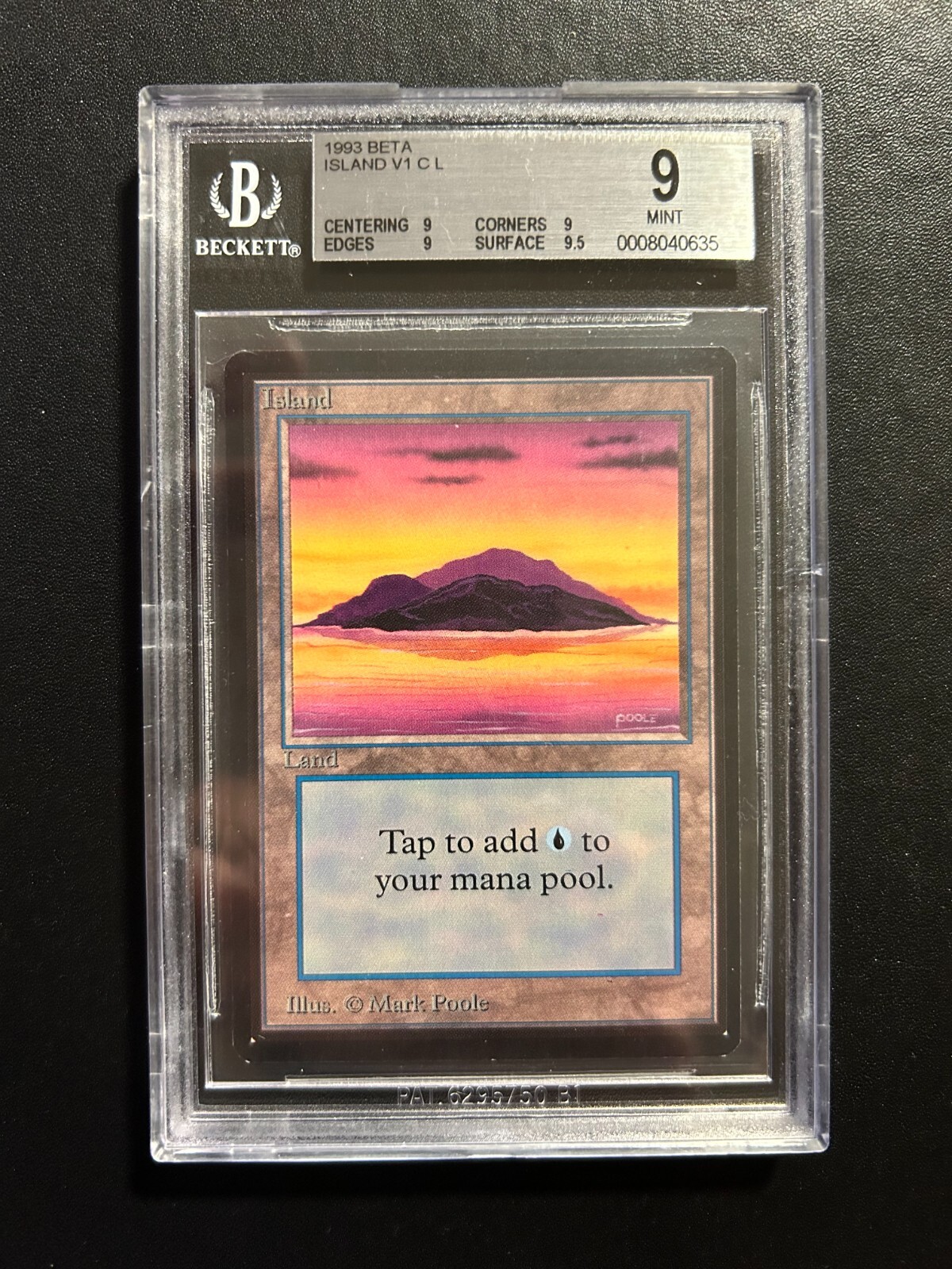 Island V1 | MTG Magic Beta | BGS Beckett Graded 9 Quad+ (9|9 Island V1 | MTG Magic Beta | BGS Beckett Graded 9 Quad+ (9|9