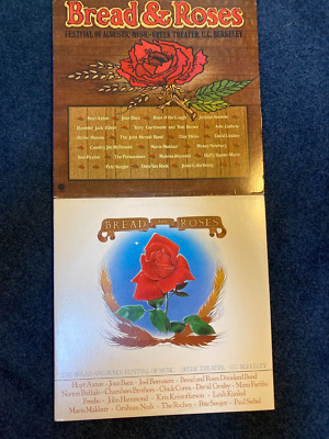 Bread and Roses Lot of two 2xLPx - Acoustic Music Jackson Browne, Joan Baez VG+