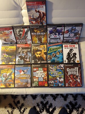 Playstation 2 games with manuals. Excellent condition.