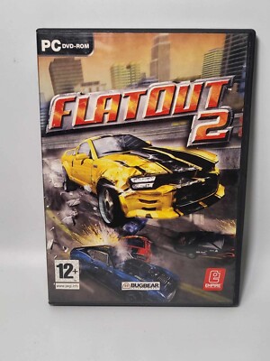 PC DVD ROM Flatout 2 Complete with manual Used