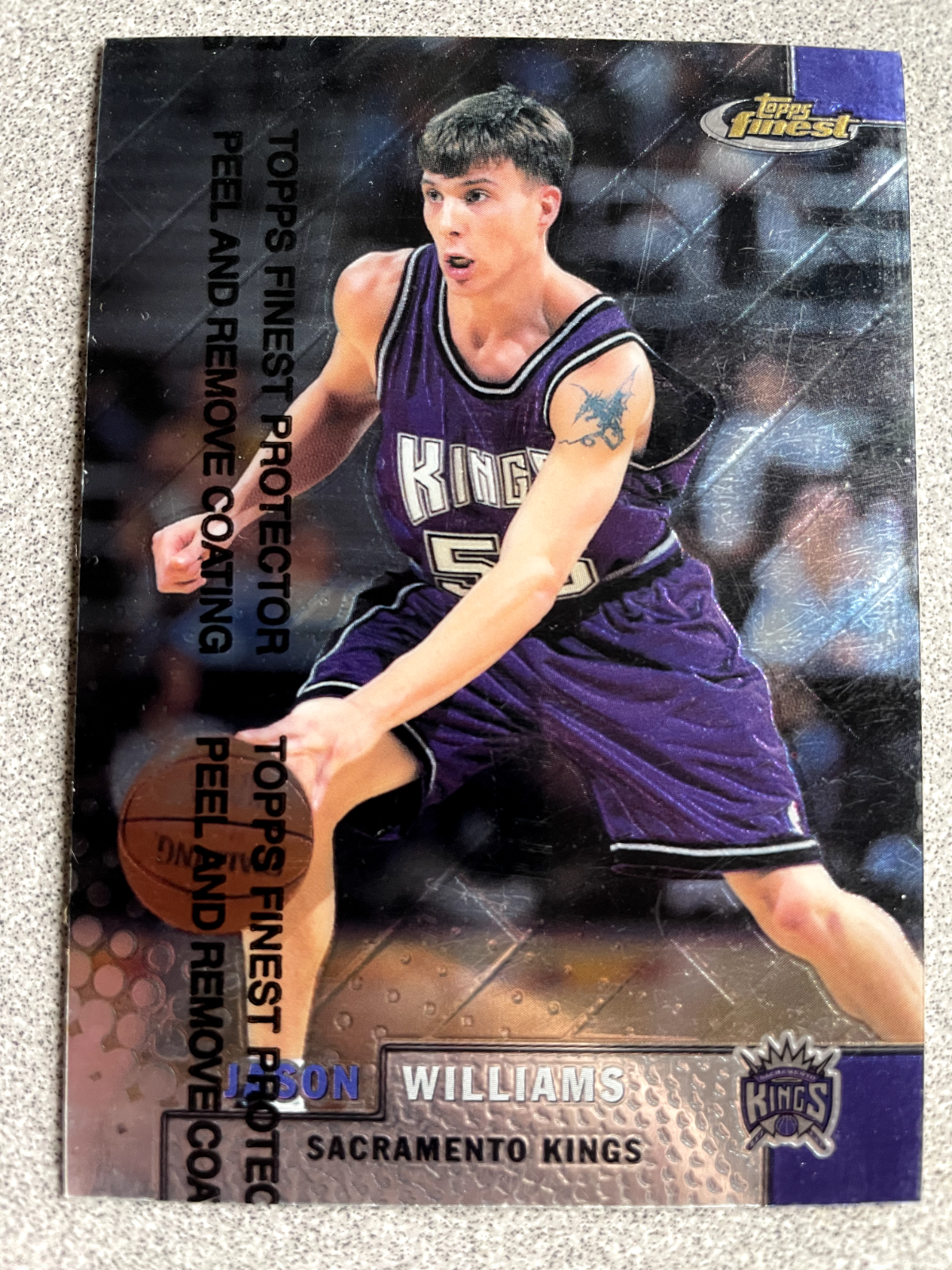 スポーツ選手 TOPPS FINEST PROTECTOR JASON WILLIAMS 1998-99 Topps Finest Jason Williams Rookie #232 | eBay