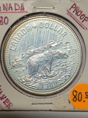 1980 Canada 1 Dollar - Arctic Territories - Silver -