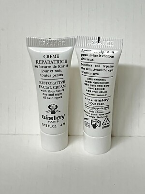 10 x Sisley Restorative Facial Cream With Shea Butter 4ml Each TOTAL: 40 ML NEW 
