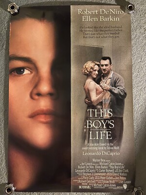 This Boys Life 1993 Double Sided 27X40 Original Vintage Poster Leonardo DiCaprio