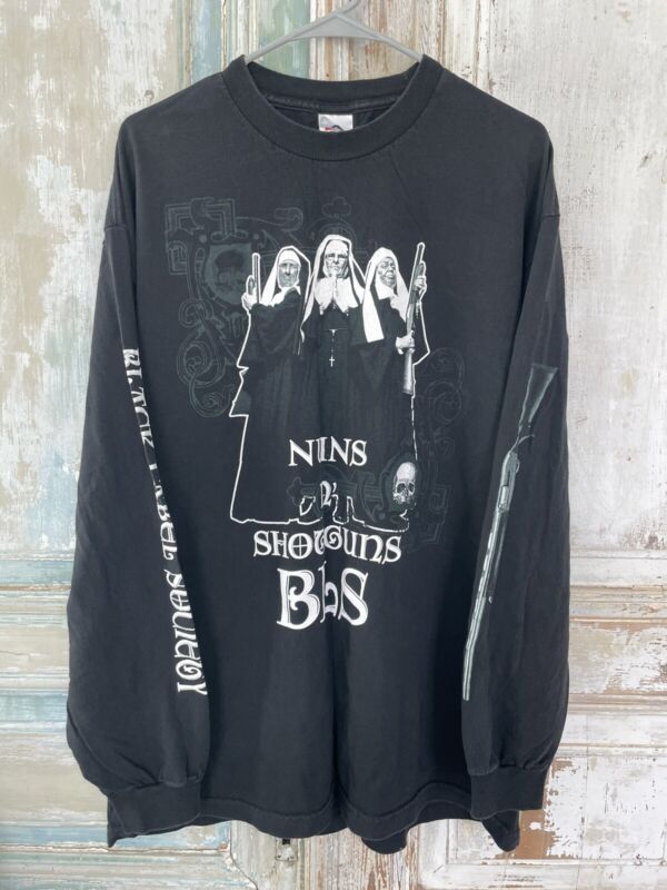 Men’s XL BLACK LABEL SOCIETY Nuns N Shotguns Long Sleeve T Shirt