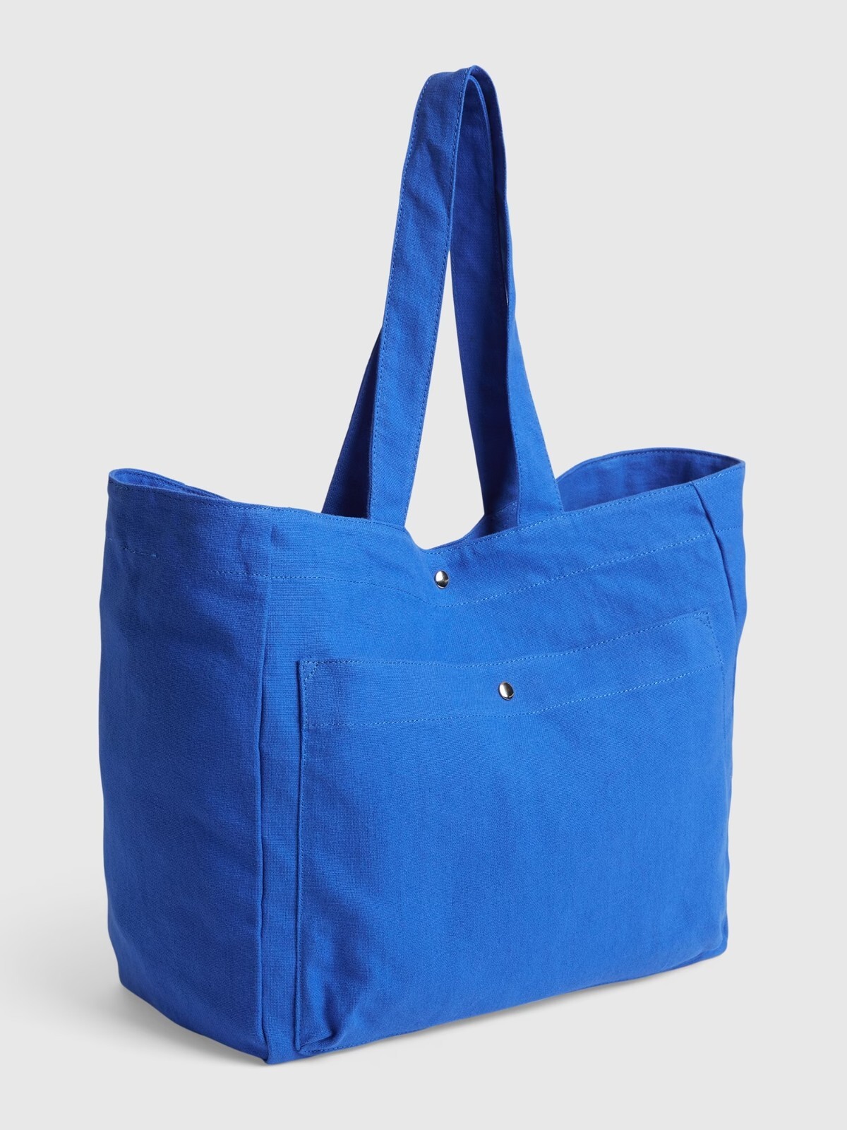 NEW GAP Oversized Linen Cotton Tote Beach Market Book Back