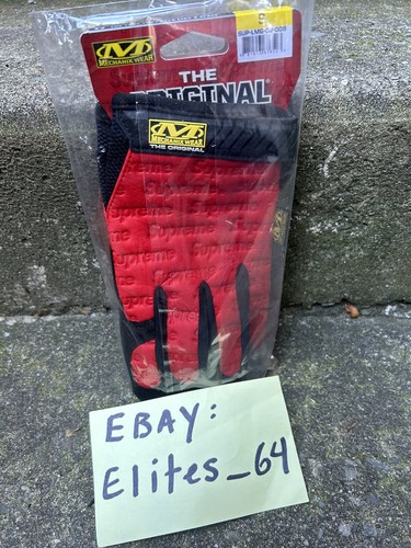 Supreme Mechanix Leather Work Gloves Red Size Extra Large