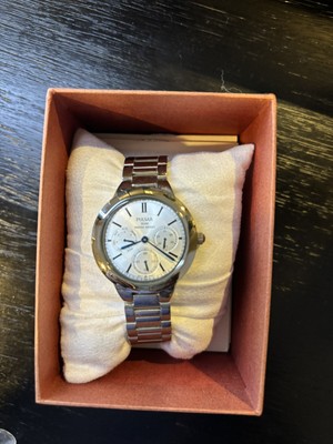 Pulsar PP6131X White Dial Chronograph Silver-Tone Stainless Steel Watch
