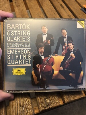 Bela Bartok The 6 String Quartets Emerson String Quartet New And SEALED 2 CD