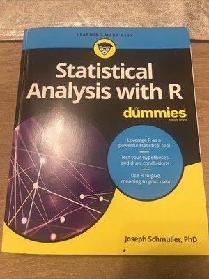 Statistical Analysis with R for Dummies book
