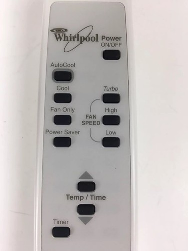 Whirlpool Air Conditioner Remote Control Model WP1186156 OEM