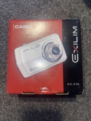 Casio EXILIM EX-Z16 12.1MP Digital Camera - Black NEW Open Casio EXILIM EX-Z16 12.1MP Digital Camera - Black NEW Open