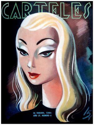 Wall Quality Decoration Poster.Home room art.Fashion blonde haircut.6631