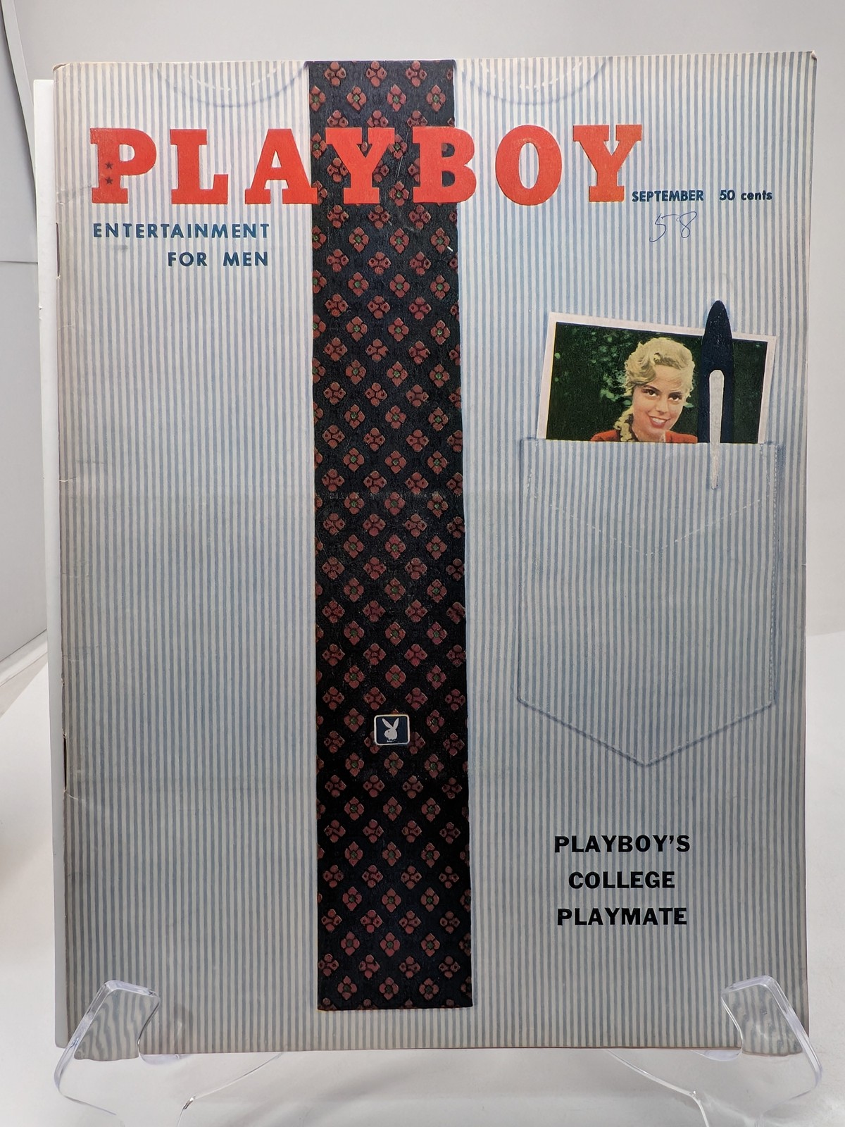Playboy Magazine September 1958 🔥 PM Teri Hope 🔥 Philip Wylie 🔥 D