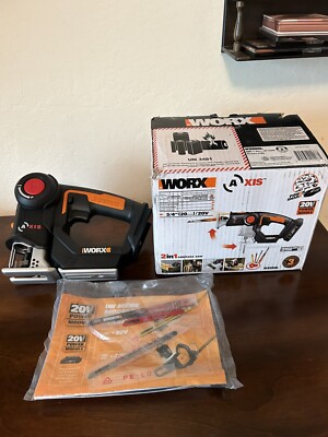 WX550K Worx Axis 20V Power Share Cordless Reciprocating & Jig Saw-OB, Tool Only