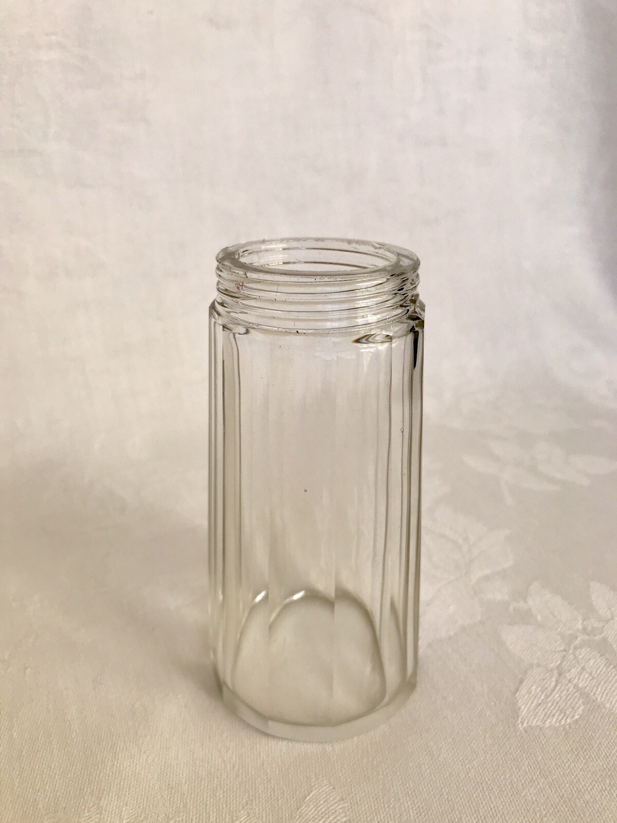Antique Crystal Glass Sugar Shaker Sifter Victorian 19th C.