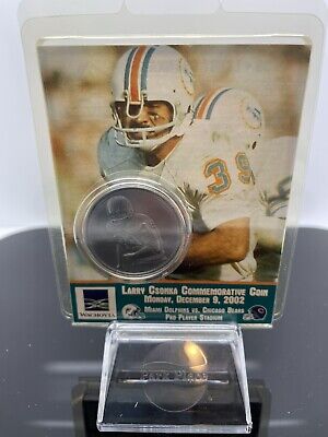 Larry Csonka Commemorative Coin Miami Dolphins