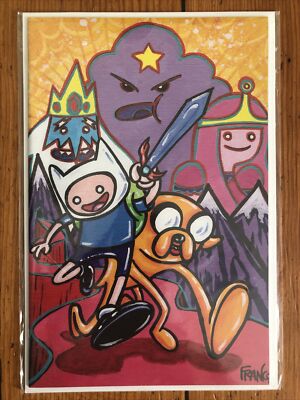 Adventure Time #7D Variant 2012 KaBoom, S. Wheeler (Too Much Coffee Man) NEW NM