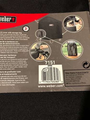 Weber 7151 Grill Cover For Performer new open box never unfolded